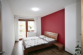 ložnice - Pronájem bytu 2+kk v osobním vlastnictví 63 m², České Budějovice