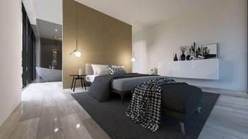 vizualizace ložnice - Prodej pozemku 4084 m², Nový Šaldorf-Sedlešovice