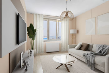 Vizualizace - Prodej bytu 2+kk v družstevním vlastnictví 36 m², Chomutov