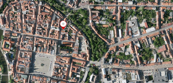letecká mapa - Pronájem obchodních prostor 60 m², České Budějovice