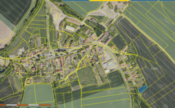 snímek katastrální mapy Hostokryje - Prodej pozemku 919 m², Senomaty