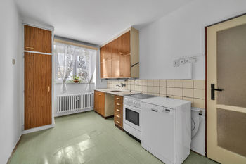 Prodej bytu 2+1, Tkalcovská, Trutnov - kuchyň - Prodej bytu 2+1 v družstevním vlastnictví 56 m², Trutnov 