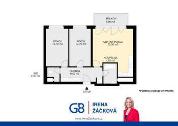 Prodej bytu 3+kk v osobním vlastnictví 73 m², Praha 5 - Stodůlky