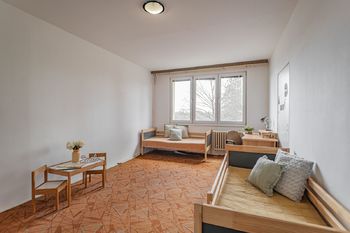 Ložnice. - Prodej bytu 2+1 v osobním vlastnictví 62 m², Jindřichův Hradec