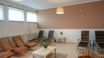 Odpočívárna v sauně - Prodej pozemku 848 m², Blučina