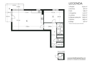 Prodej bytu 2+kk v osobním vlastnictví 65 m², Praha 4 - Kunratice