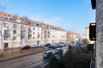 Výhled z pokoje - Prodej bytu 3+1 v družstevním vlastnictví 70 m², Praha 6 - Vokovice