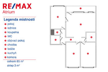 Pronájem bytu 3+1 v družstevním vlastnictví 85 m², Praha 9 - Černý Most