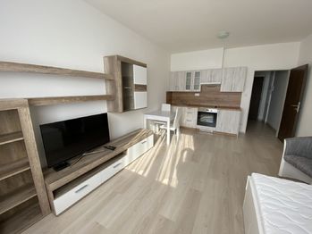 pokoj s kuchyňským koutem - Pronájem bytu 1+kk v osobním vlastnictví 29 m², Plzeň 