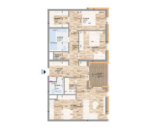 Prodej bytu 3+kk v osobním vlastnictví 100 m², Zlín