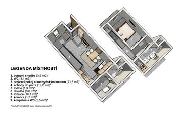 Prodej bytu atypický v osobním vlastnictví 49 m², Pec pod Sněžkou