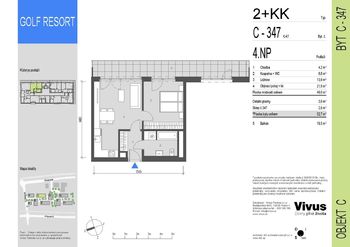 Prodej bytu 2+kk v osobním vlastnictví 53 m², Praha 4 - Hodkovičky