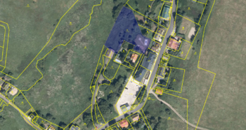 vymezení pozemku na katastrální mapě - Prodej pozemku 2973 m², Loučná pod Klínovcem
