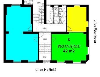 Pronájem obchodních prostor 42 m², Hradec Králové