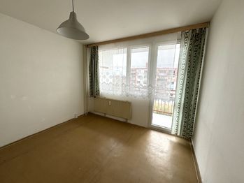 pokoj s lodžií - Pronájem bytu 3+1 v osobním vlastnictví 71 m², Plzeň