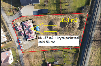 Prodej pozemku 3472 m², Hrabišín