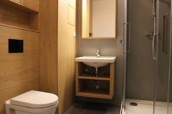 koupelna - Pronájem bytu 3+kk v osobním vlastnictví, Olomouc