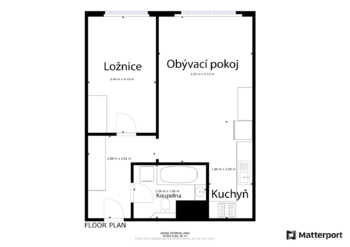 Prodej bytu 2+kk v družstevním vlastnictví 42 m², Lom