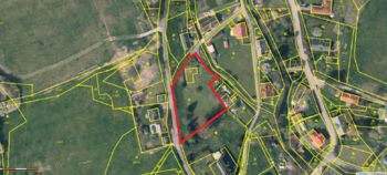 Prodej pozemku 2209 m², Kunratice u Cvikova