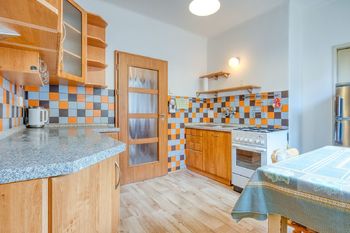 Kuchyně - Pronájem bytu 3+1 v osobním vlastnictví 86 m², Praha 10 - Vršovice