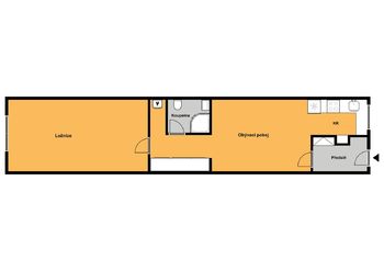 Pronájem bytu 2+kk v osobním vlastnictví 55 m², Praha 4 - Podolí