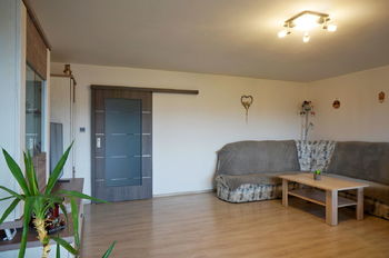 Obývací pokoj 32 m2 s lodžií 5,6 m2 - Prodej domu 229 m², Radslavice