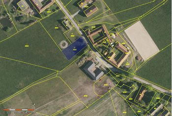 katastrální mapa - Prodej pozemku 750 m², Petříkov