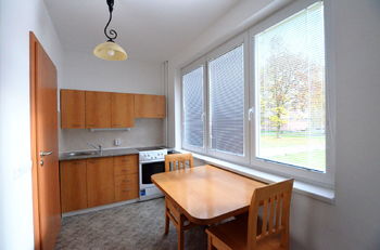 kuchyně s jídelnou - Pronájem bytu 1+1 v osobním vlastnictví 42 m², Borovany