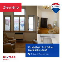 Prodej bytu 1+1 v osobním vlastnictví 36 m², Mariánské Lázně