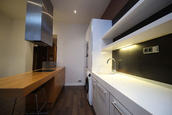 Kuchyně - Pronájem bytu 2+kk v osobním vlastnictví 52 m², Praha 10 - Vršovice