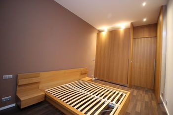 Ložnice - Pronájem bytu 2+kk v osobním vlastnictví 52 m², Praha 10 - Vršovice