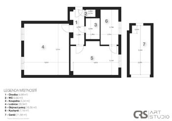 Prodej bytu 2+1 v osobním vlastnictví 71 m², Praha 6 - Dejvice