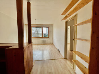 Obývací pokoj - Prodej bytu 2+kk v osobním vlastnictví 41 m², Praha 4 - Modřany 