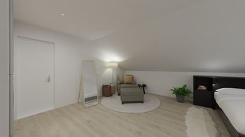 Ložnice - vizualizace - Prodej domu 217 m², Chýnov