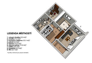 Prodej bytu 3+1 v osobním vlastnictví 63 m², Jablonec nad Nisou