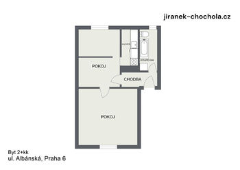 Pronájem bytu 2+kk v osobním vlastnictví 48 m², Praha 6 - Bubeneč