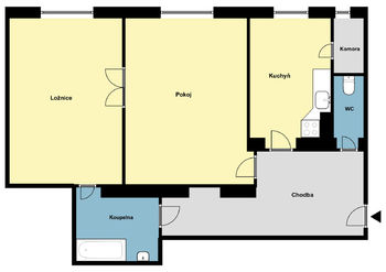 Prodej bytu 2+1 v družstevním vlastnictví 75 m², Praha 7 - Holešovice