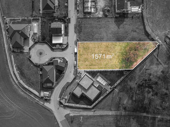 Výměra pozemku - Prodej pozemku 1571 m², Zruč-Senec 