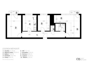 Prodej bytu 3+1 v osobním vlastnictví 71 m², Milovice