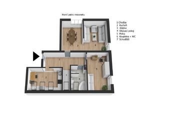 Prodej bytu 4+kk v osobním vlastnictví 108 m², Říčany