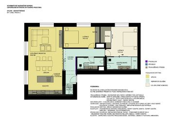 Návrh - 3kk - Prodej bytu 3+kk v osobním vlastnictví 109 m², Praha 3 - Žižkov
