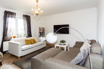 obývací pokoj - Prodej domu 75 m², Sulice