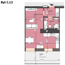 Prodej bytu 1+kk v osobním vlastnictví 53 m², Vrbno pod Pradědem