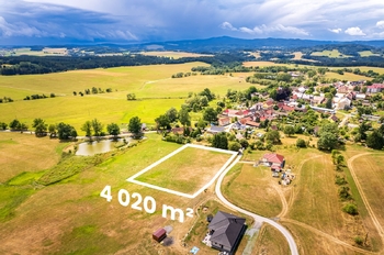 Prodej pozemku 4020 m², Horní Dvořiště
