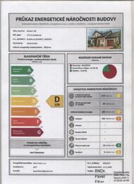 Energetický štítek - Prodej domu 190 m², Buštěhrad