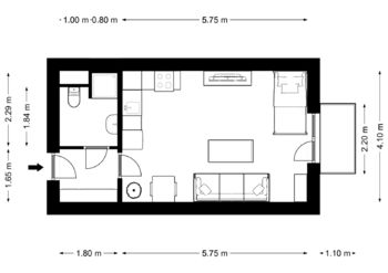 Prodej bytu 1+kk v osobním vlastnictví 34 m², Slavkov u Brna