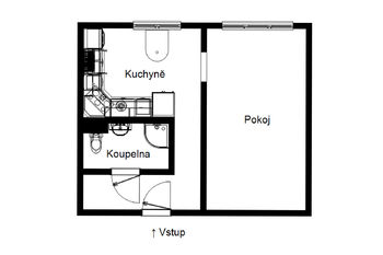 Pronájem bytu 1+1 v družstevním vlastnictví 34 m², Havířov