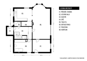 Prodej bytu 5+1 v osobním vlastnictví 180 m², Roztoky