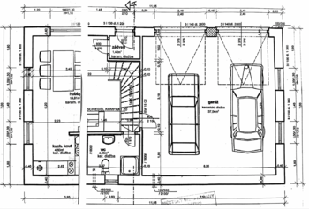 garaz-prizemi-vykres - Prodej domu 226 m², Ledce