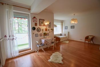 obývací pokoj - Prodej bytu 2+kk v osobním vlastnictví 52 m², České Budějovice